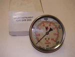 Valley Inst Glycerin Filled Hydraulic Pressure Gauge 0-2000 Psi 4240GXB2000. Fixed Price $49.95.