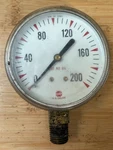 U.s. Gauge No. 10985 Pressure 0-200PSI. Fixed Price $14.96.