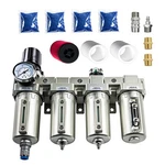 3/4" Npt High Flow Air Compressor Water Oil Separator Stage Filter Dryer. Fixed Price $126.34.