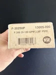 Blue-white Professional Series Flowmeter For 2.50" Pipe, F-30250P. Fixed Price $70.00.