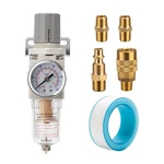 Lnchka Pneumatic Air Compressor Filter Regulator Combo 1/4" 150 1/4NPT. Fixed Price $24.17.