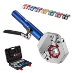 Uimoso Hydraulic Hose Crimper Manual Tool With 7 Interchangeable Dies. Fixed Price $105.99.