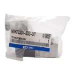 Smc NVKF333V-5DZ-01T Solenoid Valve, -101.2KPA 0.1MPA, NPTF1/8, 24VDC Coil. Fixed Price $40.00.