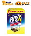 Rid-x Septic Treatment, 5 Month Supply Of Powder, (49 Oz.) Free Shipping Ridx. Fixed Price $28.51.