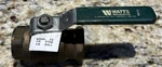 Watts Regulator 9913 600 Wog Model 316 Stem Ball Brass Valve 3/4. Fixed Price $19.99.