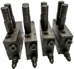 (lot Of 4) Lubriquip MSP-15T, MSP-10T Modular Divider Valve Block. Fixed Price $39.99.