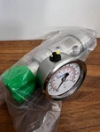 Swagelok Pressure Regulator 100 Psi 3600 Inlet 316 New + Gaug. Fixed Price $500.00.