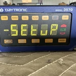 Daytronic Model 3570 Strain Gage Panel Meter 90-265 Vac 10 Watts Used. Fixed Price $75.00.