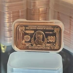 Tube Of 20 X 1 Oz $500 Banknote Copper .999 Fine Bar Lco BL4C William Mckinley. Fixed Price $79.99.