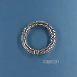 Sterling Silver Scroll Round Donut Ring Link Connector Clasp / Shortener #44052. Fixed Price $27.90.