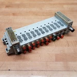 Numatics 219-828 G3 Valve Driver W/ (11) 006-195B Manifold Bases Used. Fixed Price $203.05.
