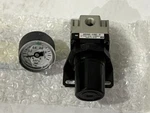Smc # AR2000-01BG-N Regulator W/ Pressure Gauge 0-1 Mpa. Fixed Price $32.00.
