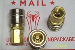 1000143 Eaton Hansen Brass Iso-b Interchange Ball Lock Pneumatic Fitting. Fixed Price $9.50.