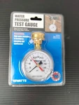 New Sealed Package Watts Water Pressure Gauge 0-200 Psi Screws Onto Hose Spigot. Fixed Price $12.96.