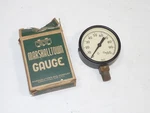 Vintage Marshalltown Gauge 2-1/2 Fig. 23- 100#-1/4 Conn. Steel Case Blk Finish. Fixed Price $11.99.