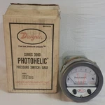 New Unused Dwyer Series 3000 Model 3006 Photohelic Pressure Switch Gage. Fixed Price $350.00.
