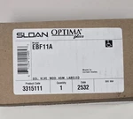 Sloan EBF-11-A Control Module Assembly With Solenoid EBF11A. Fixed Price $215.00.