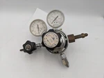 Matheson 3104A Compressed Gas/pressure Regulator Dual Gauge Adjustable 3000-PSIG. Fixed Price $50.00.