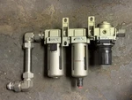 Smc Pneumatic Auto-drain Filter Regulator Stack With Swagelok Fittings. Fixed Price $134.99.