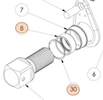 Hytorc 1MXT 1XLT XLT-1-08 Drive Sleeve Spline Set W/ Locking Ring-aftermarket. Fixed Price $373.74.