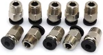 Biqu PC4-M10 Pneumatic Connector Fittings Bowden Tube Coupler Male Straight Ptfe. Fixed Price $10.95.