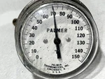 Vintage Palmer Instruments Inc Dial Thermometer 4" Gauge 0-150 Deg.. Fixed Price $26.95.