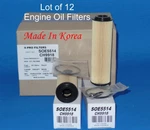 Lot Of 12 Oil Filter Made In Korea SOE5514 Fits:mercedes Benz C230 C250 SLK250. Fixed Price $313.50.