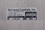 New Open Box Mcdaniel Controls Pressure Gauge 0-30 Psi 1/4 Npt Stock K-3377. Fixed Price $30.00.