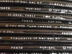 New Festo PUN-6X1-SW 20M Length Black 6MM Od Pneumatic Tubing. Fixed Price $18.00.