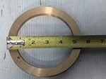 Bronze Wear Ring For Centrifugal Pump, 5.5" Od, 4" Id, 287895. Fixed Price $74.99.
