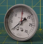 Marsh Instrument Co. 38508 Pressure Gauge 0-30 Range. Fixed Price $20.00.