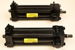 Qty Parker Series Hydraulic Cylinders 2.5"X7.5" 02.50 CD2HLTVS14AC 3000PSI. Fixed Price $216.00.