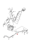 Genuine Vw Audi Seat Skoda Atlas Coolant Pipe With Hose 06K121085M. Fixed Price $57.14.