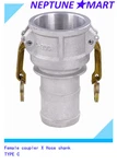 Cando 200 2" Trash Pump Adapter Camlock Coupling Groove Aluminum. Fixed Price $15.37.