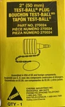 Cherne In. Rubber Test-ball Pipe Plug, Model # 270024. Fixed Price $24.70.