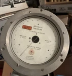 Wallace & Tiernan Model FA160 Absolute Pressure Gauge Meter 0-4.0 Psi. Fixed Price $200.00.