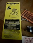 Cherne Industries 270-016 Test-ball, Zinc Plated Chain Fnob. Fixed Price $25.00.