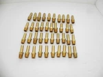 Parker Brass Barbed Tube Adapters For 3/8 Id Hose Lot Of 40. Fixed Price $14.50.