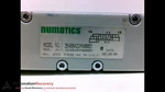 Numatics 354BB4Z2MN00061 Valve W/ 3/4 Inch To 1/2 Reducer Fitting #191675. Fixed Price $68.75.