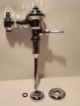 019554 Delaney Flushboy Valve Urinal Chrome Plated No. 50 Vacuum Breaker. Fixed Price $110.00.