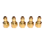 5PC Foster 25FPB Series 1/4" Female Npt Brass Plug Quick Straight Thru Fst. Fixed Price $29.25.