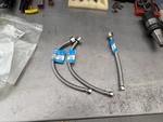 Eastman Steel-flex 3/8" Supply Line 12", 48088 (2X) & 9" 48087 (1X) Total. Fixed Price $25.00.