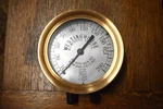 Ashcroft Antique Steam Locomotive Westinghouse Air Brake Gauge. Refurbished. Fixed Price $340.00.
