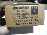 New Falk 763022 Steelflex Coupling Gridmember Size. Fixed Price $18.50.