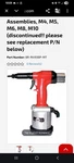 Atlas 938 Pneumatic Rivet Gun This An Pneudraulic. Fixed Price $2500.00.