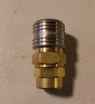 Hansen 400 Series Quick Disconnect Coupling, 3/8" Body, Fnpt Brass Socket. Fixed Price $14.99.