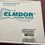 Elmdor DW12X12PC Sdl Metal Access Door With Frame Prime Coat White. Fixed Price $20.00.