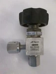 Aptech AP3600S 2PWB High Purity Valve 1/4" Fvcr, Bottom Port, Used. Fixed Price $37.50.