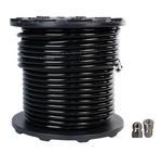 Schieffer 3/8" X 300' 4000 Psi Thermoplastic Sewer Jetter Hose & 8.0 Nozzles. Fixed Price $608.99.