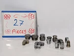 (27) High Pressure Compression Tube Fitting Adaptors Hex Head And Assorted Other. Fixed Price $199.99.